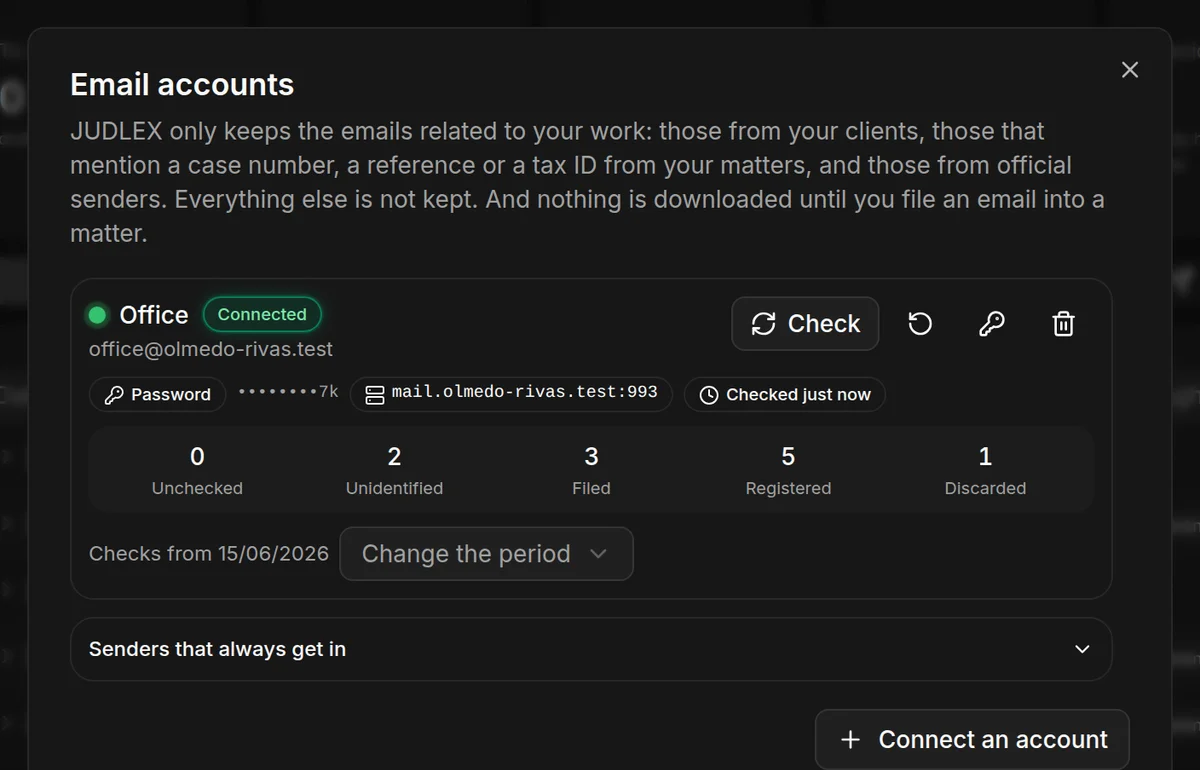 A connected account